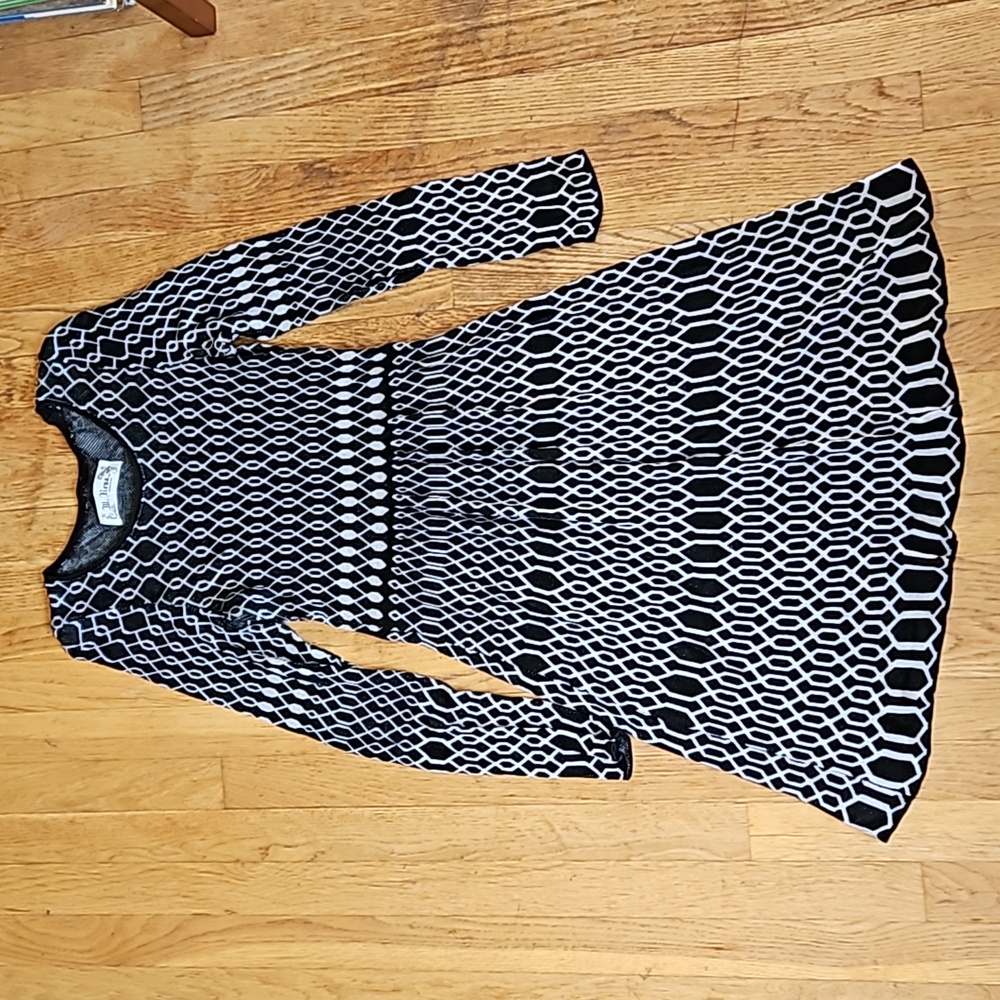M. Rena geometric knit dress M